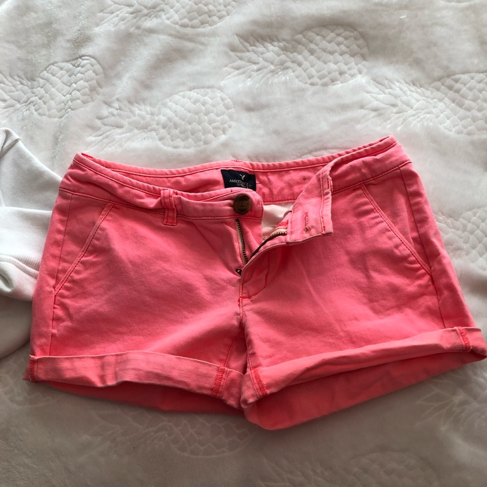 Pink / Salmon shorts
